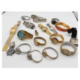 Large Lot of Watches Seiko, Timex,