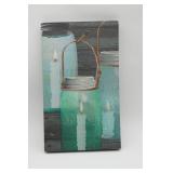 Mason Jar Lighted Wall Hanging Decor
