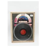 Framed Record Featuring Rock Jukebox