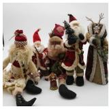 Decorative Christmas Santa Figurines