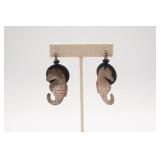 John Michael Richards Seahorse Earrings