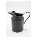 Gray Graniteware Pitcher with Handle