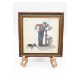Framed Norman Rockwell Wall Art Print