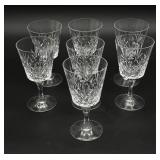 7 Crystal Glasses