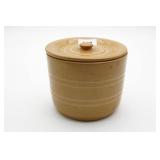 Brown Ceramic Crock with Lid