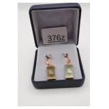 14kt Jade Good Fortune Earrings