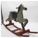 Handmade Wooden Rocking Horse Toy