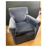 Stickley Blue Upholstered Armchair