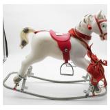 Plastic Rocking Horse with Metal Frame