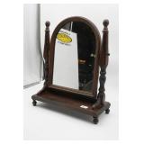 Wood Framed Dresser Tabletop Mirror
