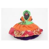 Reversible Fabric Doll With Multi-Color Dress