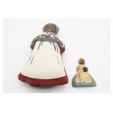 Vintage Mammy Doll Pillow and Figurine