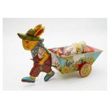 J. Chein & Co. Tin Rabbit Pulling Cart