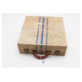 Vintage Rectangular Woven Storage Case