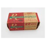 Remington Hi-Speed .22 Long Rifle Cartridges