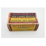 Winchester .22 Long Rifle Ammunition Box