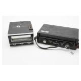 Vintage Transistor Recorder and 8 Track Player