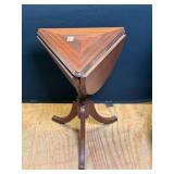 Triangle Pedestal Drop-Leaf Table