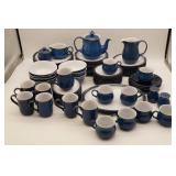 Denby England Blue Dinnerware Set Seconds