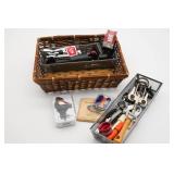 Wine Accessories and Metal Baskets