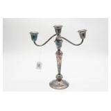 Silver-Plated Pilgrim Three-Arm Candelabra