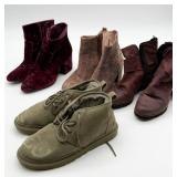 Four Pairs of Womenï¿½s Boots and Shoes