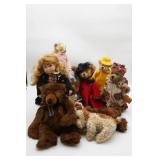 Collectible Dolls and Plush Bears