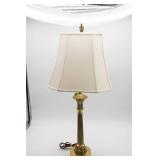 Vintage Brass Table Lamp Withï¿½ Shade