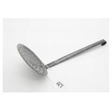 Gray Graniteware Skimmer with Perforated Bowl