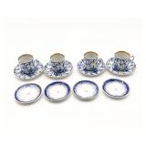 (4) German Demitasse Cups & Saucers &
