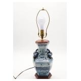 Blue and White Ceramic Table Lamp