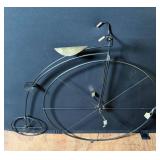Decorative Metal Penny-Farthing Bicycle Display