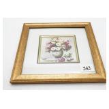 Framed Floral Artwork
