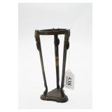 Vintage Metal Stand With Ornate Detailing
