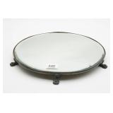 Round Mirror Plateau on Feet