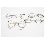 Four Vintage Eyeglasses