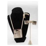 Laurel Burch Moon Doves Necklace & Earrings