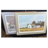 Two Robert Burnell Signed Prints