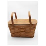 Rectangular Woven Picnic Basket
