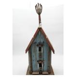 Folk Art Style Wooden Birdhouse