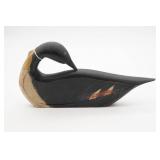 Hand-Carved Wooden Duck Decoy