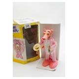 Wind-Up Pink Panther Cymbal Toy with Box