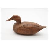 Hand-Carved Wooden Duck Decoy
