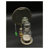 Vintage Shaving Mirror Set and Bedside Carafe
