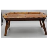 Folding Bamboo Tray Table With Handles