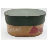 Oval Cardboard Box w/ Watermelon