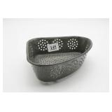 Gray Graniteware Colander