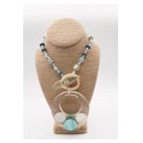 Large Beaded Statement Necklace