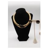 Vintage Gold Tone Omega Style Choker