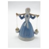 Porcelain Figurine of Woman with Buckets